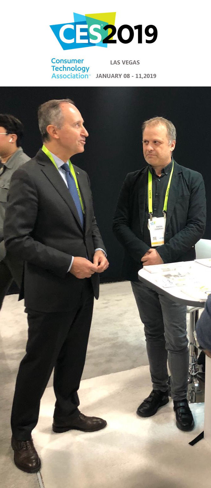 Foto: CES 2019 Las Vegas  Armando Varricchio is the Ambassador of Italy to the United States, Pascal Casadei van Raamsdonk Wikifriend Smart Home